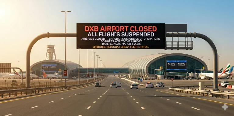 is Dubai airport is closed today
